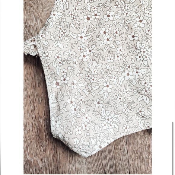 Quincy Mae Blooming Floral Flutter Rash Guard Swimsuit 3/4 - Picture 7 of 8